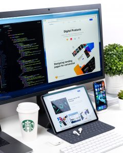 laptop Web Design